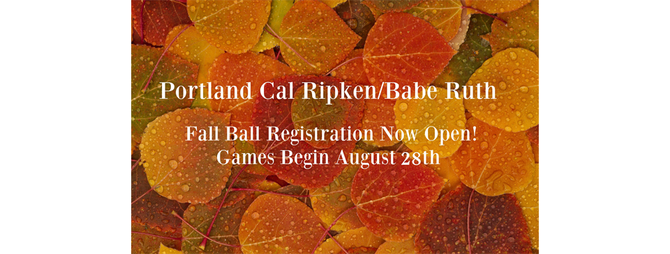 Fall Ball 2022 Registration Open Now