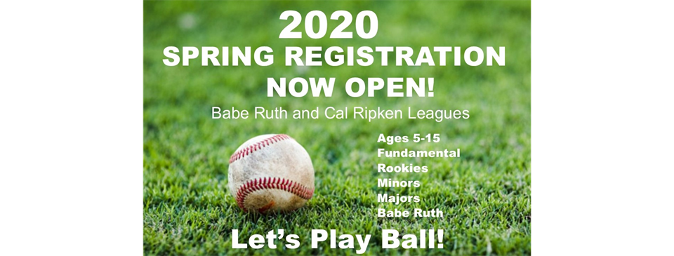 Spring Registration 2020 Open Now!